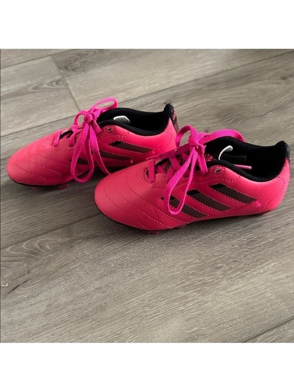 Adidas Bright Pink Sports Shoes - Picture 2 of 6